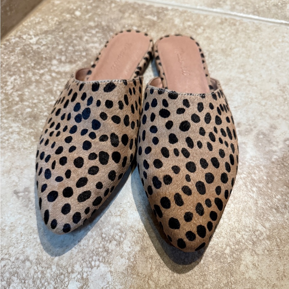 Madewell Leopard Print Women's Mules - Picture 2 of 4